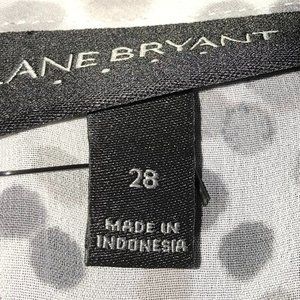 Lane Bryant Curve | Polka-Dot Blouse